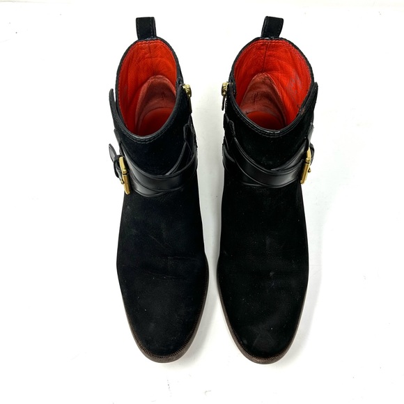 COACH Leoda Suede, Leather ankle booties, size 8 - Picture 7 of 16